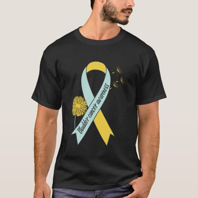 Dandelion Blowing Multicolor Awareness Ribbons T-Shirt (Front)