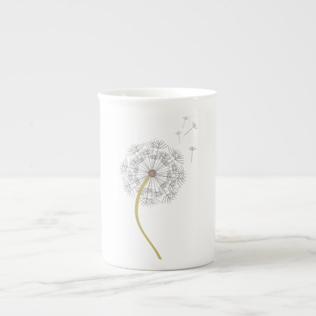 Dandelion Bone China Mug (Front)