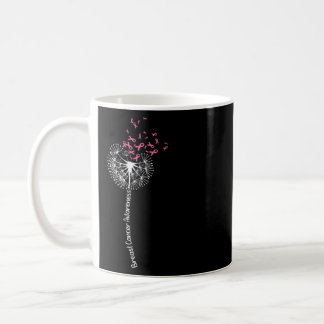 Dandelion - Breast Cancer Awareness  Coffee Mug