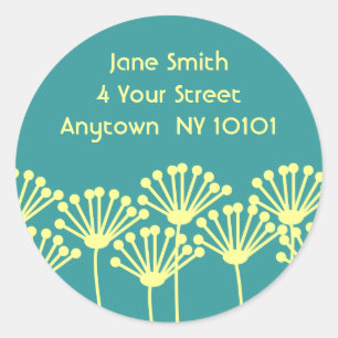 Dandelion Breeze Classic Round Sticker