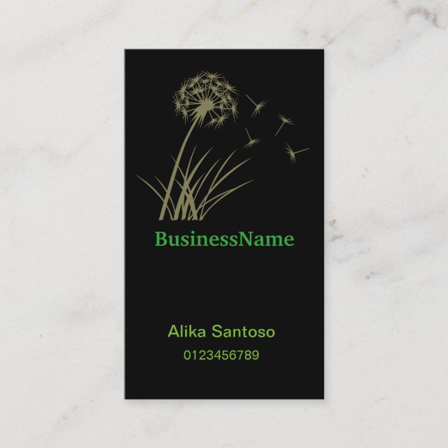 Dandelion Business Card (Front)
