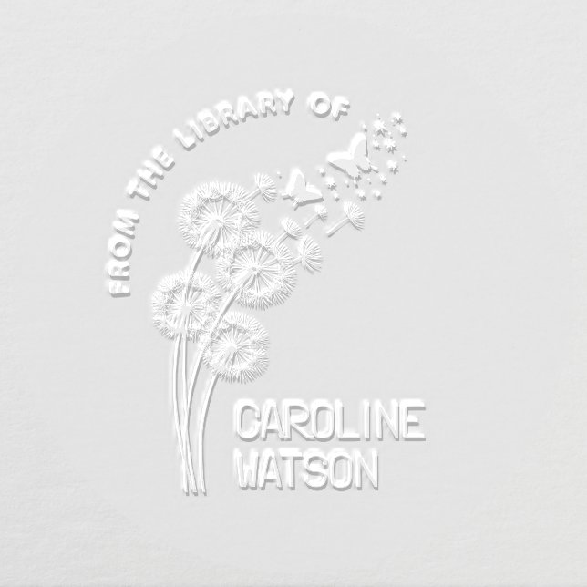 Dandelion & Butterflies From the library of Embosser (Design)