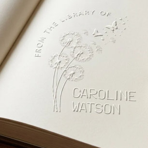 Dandelion & Butterflies From the library of Embosser