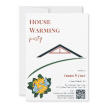Dandelion Butterflies Housewarming Party QR Code