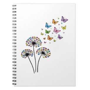 Dandelion butterfly flow notebook
