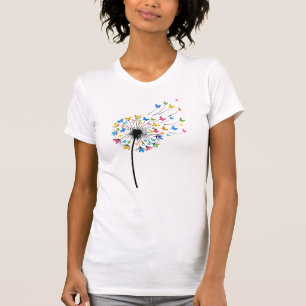 Dandelion butterfly flow T-Shirt