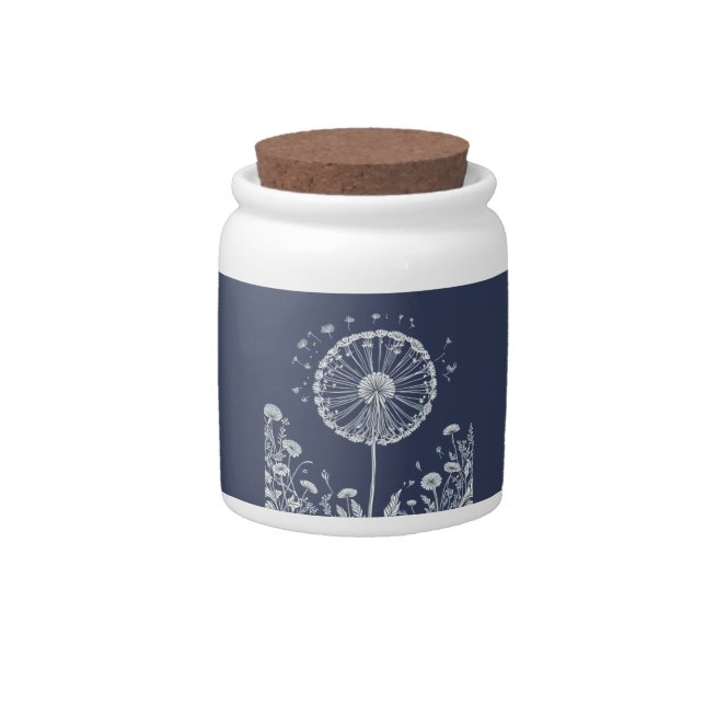 Dandelion Candy Jar (Front)