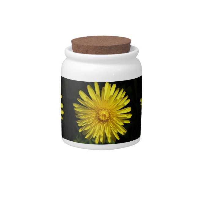 Dandelion Candy Jar (Front)