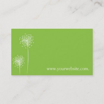 Dandelion Card by escapefromreality at Zazzle