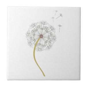 Dandelion Ceramic Tile