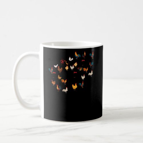 Dandelion Chicken Novelty Fowl Coffee Mug