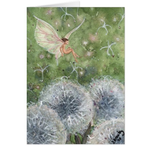 "Dandelion Clock Fae"Card (Front)