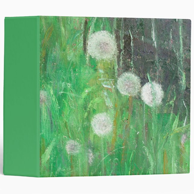 Dandelion Clocks in Grass 2008 oil on canvas Binder (Front/Spine)