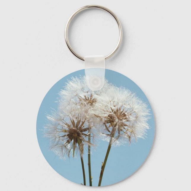 Dandelion Clocks Keychain (Front)