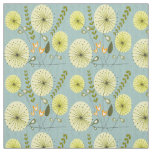 Dandelion Clocks Mid-Century Inspired Fabric