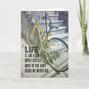 DANDELION CYCLE Greeting Card