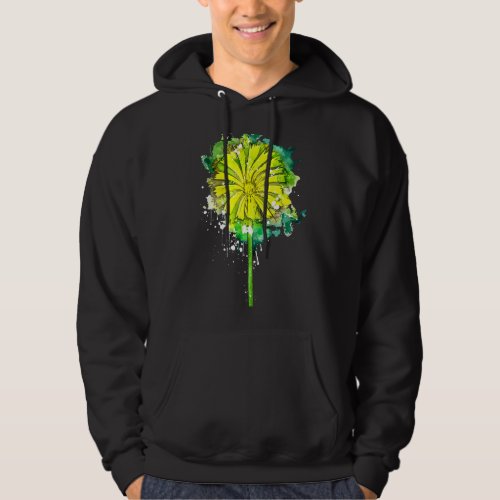 Dandelion dandelion flower botanist watercolor sum hoodie