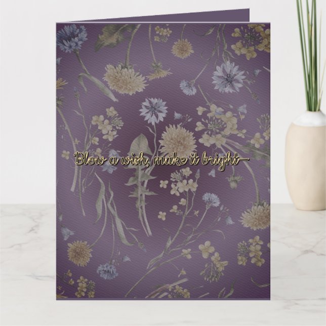 Dandelion Delight  Card (Front)