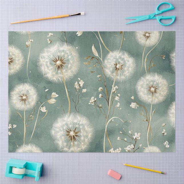 Dandelion Design Series #2 Tissue Paper (Craft)