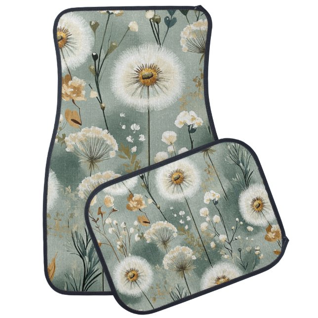 Dandelion Design Series #3 Car Floor Mat (Set)