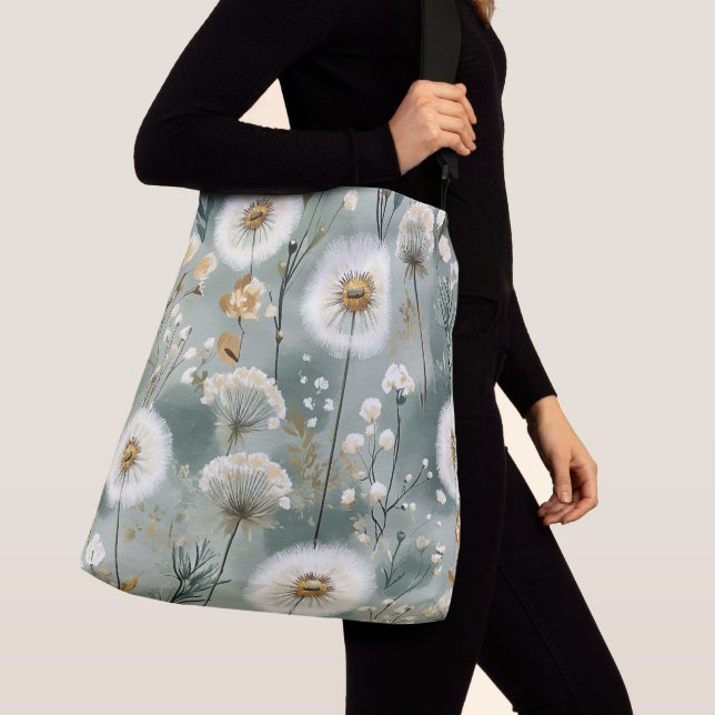 Dandelion Design Series #3 Crossbody Bag (Close Up)
