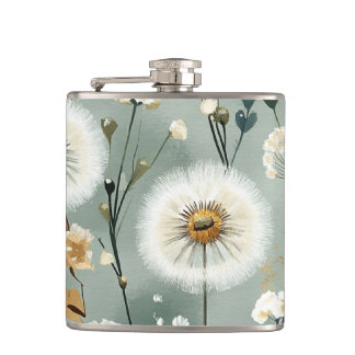 Dandelion Design Series #3 Flask
