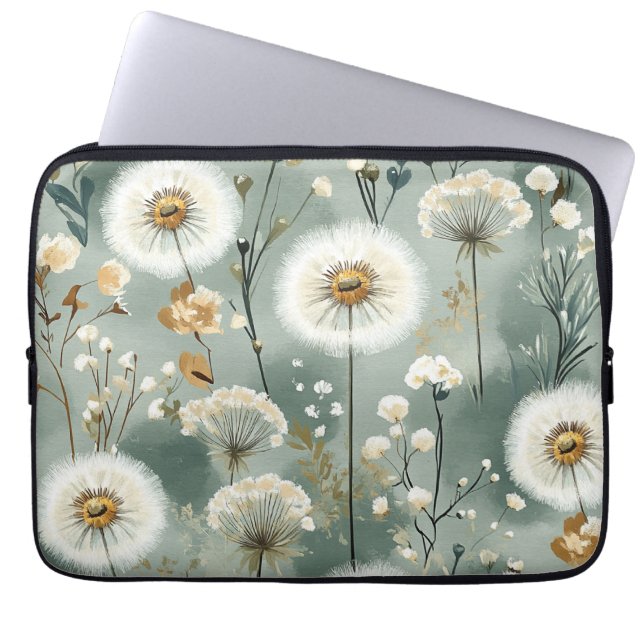Dandelion Design Series #3 Laptop Sleeve (Front)