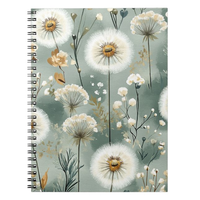 Dandelion Design Series #3 Notebook (Front)