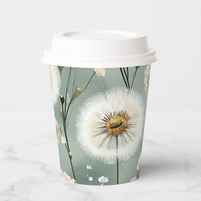 Dandelion Design Series #3 Paper Cups (Left)