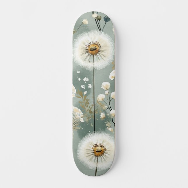 Dandelion Design Series #3 Skateboard (Front)