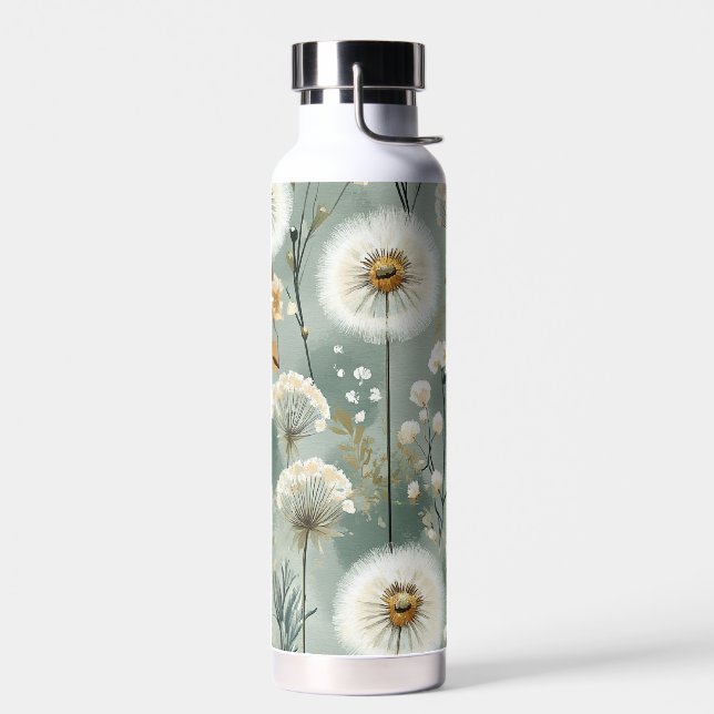 Dandelion Design Series #3 Water Bottle (Left)