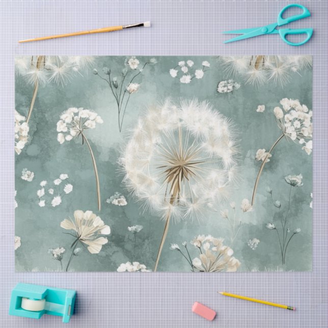 Dandelion Design Series #5 Tissue Paper (Craft)
