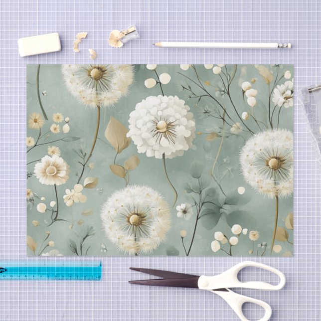 Dandelion Design Series #9 Tissue Paper (Craft)