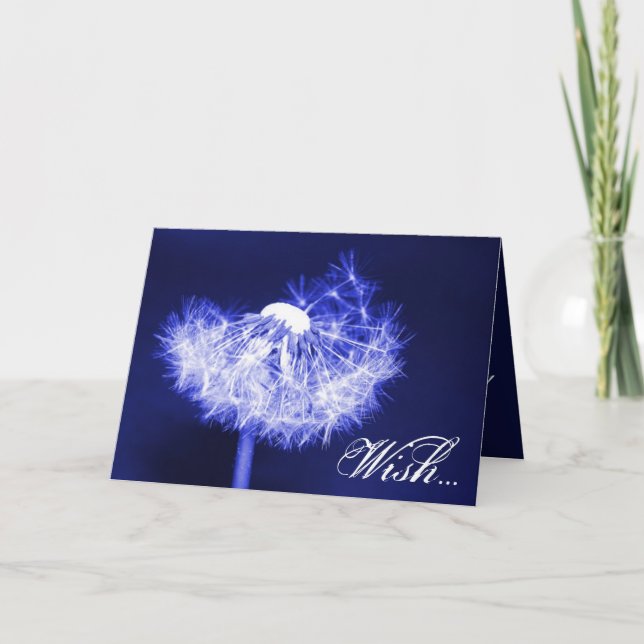 Dandelion Dreams: Inspirational Card (Front)