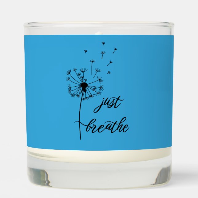 Dandelion Dreams: Just Breathe Scented Jar Candle (Front)
