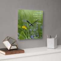 Dandelion Dreams Wall Art / Clock