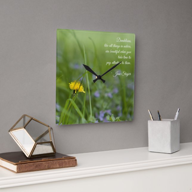 Dandelion Dreams Wall Art / Clock (Office)