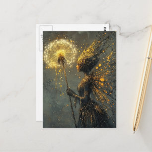 Dandelion Fairy Fantasy Postcard