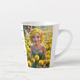 Dandelion Fairy Latte Mug