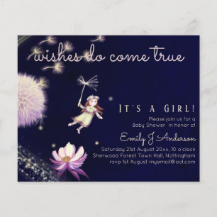 Dandelion Fairy Wishes Come True Baby Shower