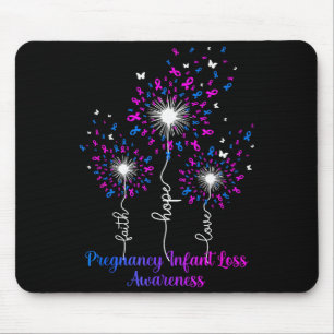 Dandelion Faith Hope Love Pregnancy Infant Loss Aw Mouse Pad