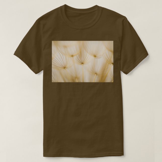 Dandelion family Geropogon hybridus is native to t T-Shirt (Design Front)