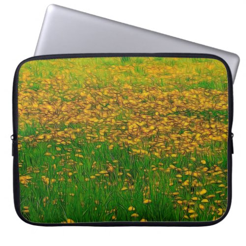 Dandelion Field Laptop Sleeve