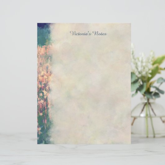 Dandelion Field of Wishes Botanical Painting (Standing Front)