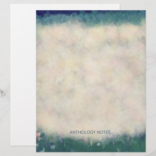 Dandelion Field of Wishes Botanical Painting (Front/Back)