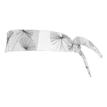 Dandelion Floral Bloom Custom Personalize Project Tie Headband by Designs_Accessorize at Zazzle