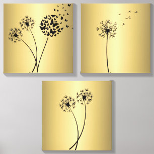 Dandelion Flow Canvas Photo Tile