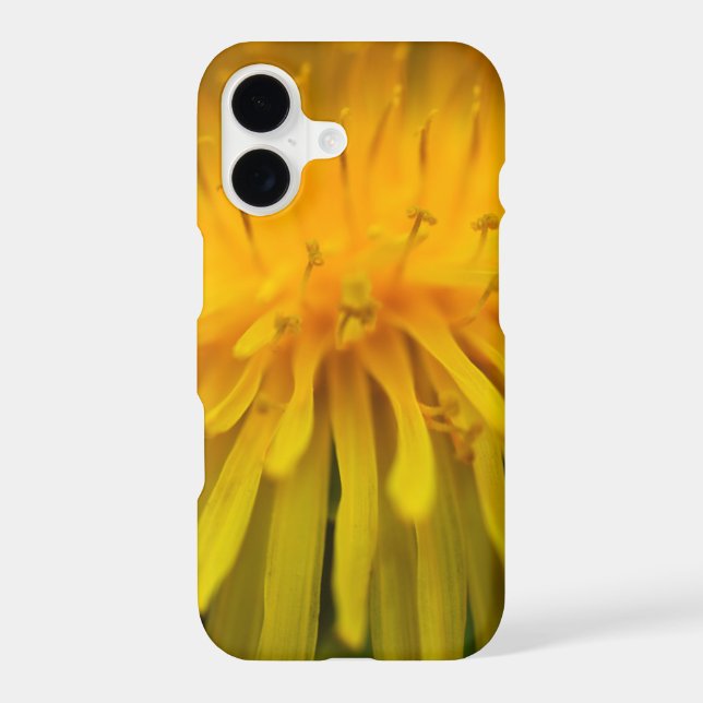 Dandelion Flower | Floral and  Macro Photography iPhone Case (Back)