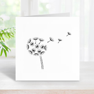 Postal Stamp Make a Wish Dandelion Wax Seal Stamp Designed by