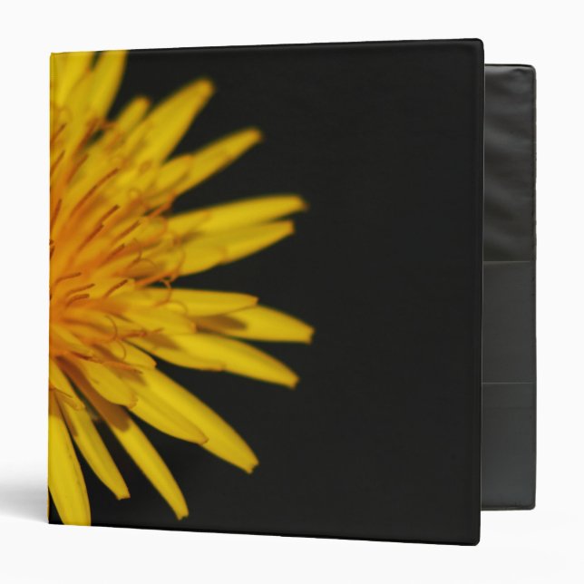 Dandelion Flower rbcna 3 Ring Binder (Front/Inside)